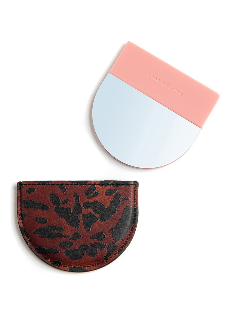 Dries Van Noten Mirror Pink - taskupeili vasikannahkakotelolla