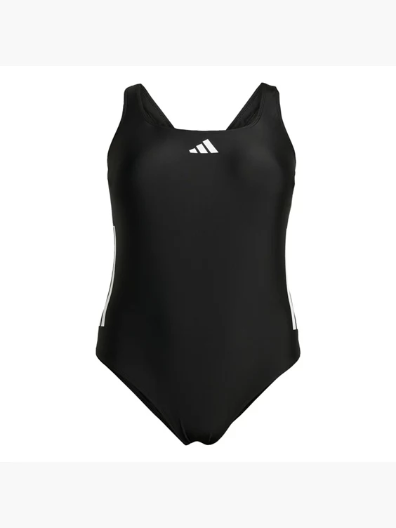 adidas 3-Streifen C-Back Badeanzug – Große Größen