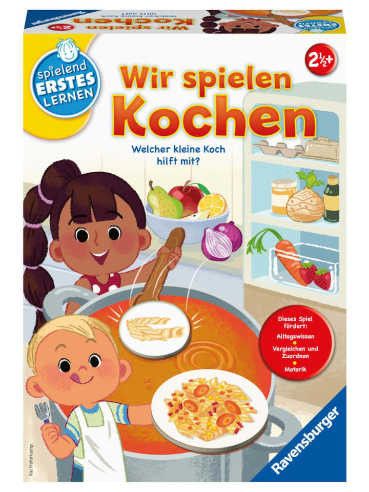 Ravensburger Brettspiel Wir spielen Kochen Spielen und Lernen, ab 2 Jahre günstig kaufen onesize