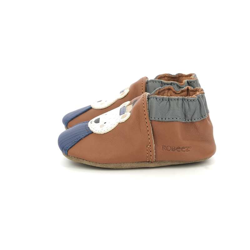 Chaussons cuir tannage vegetal Bear Style