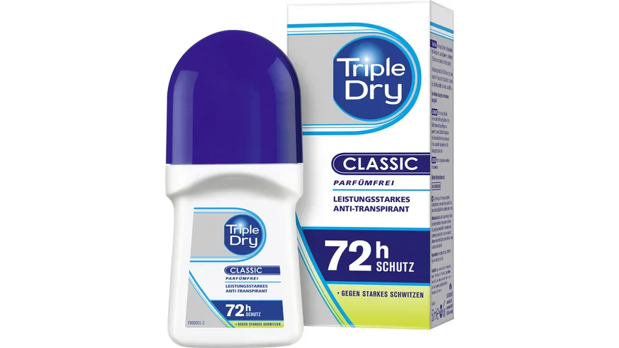 Triple Dry Deo Roll On Classic 50 ml