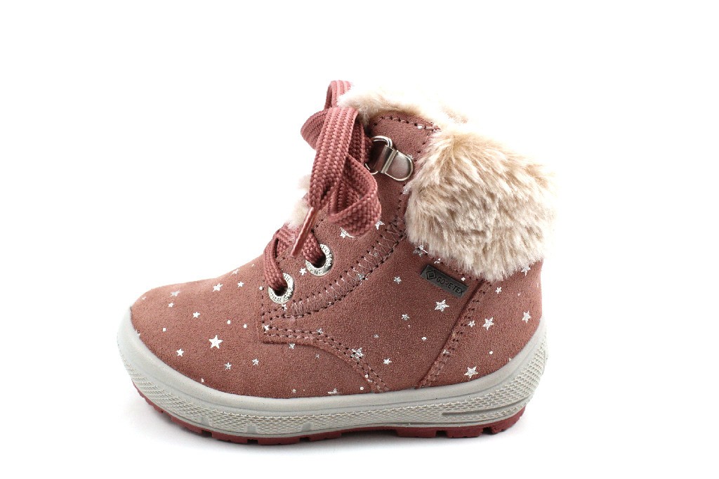 SUPERFIT Stiefel Mädchen rose Stiefelette Leder - GROOVY