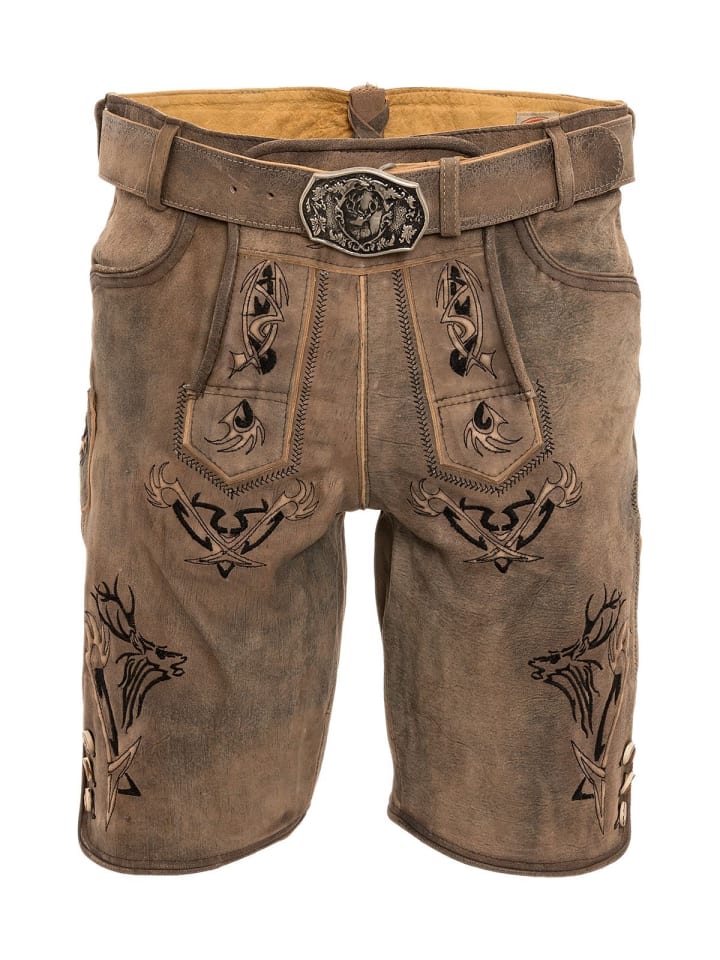 MADDOX Lederhose FELIXSEE in braun günstig kaufen