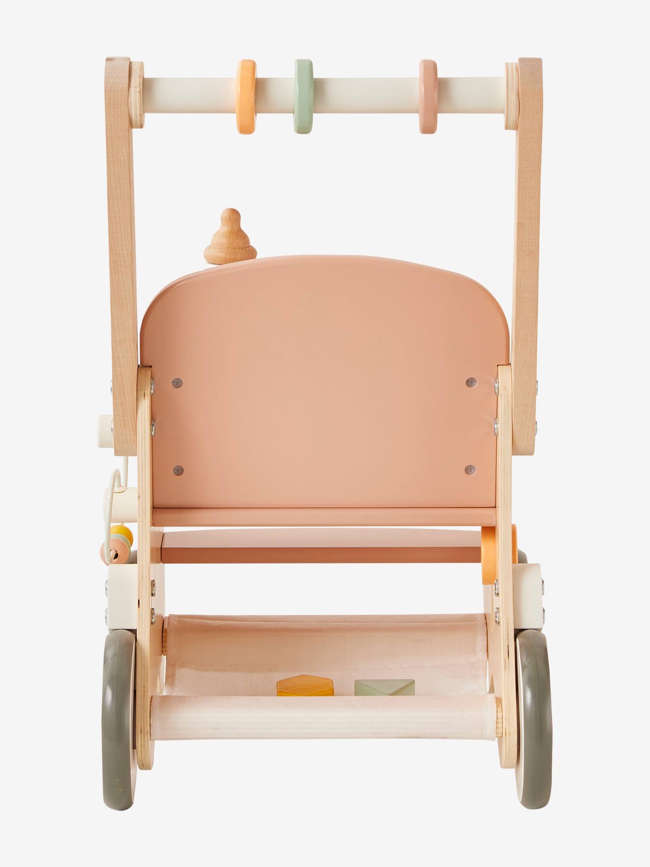 Chariot de marche poussette en bois FSC® vert