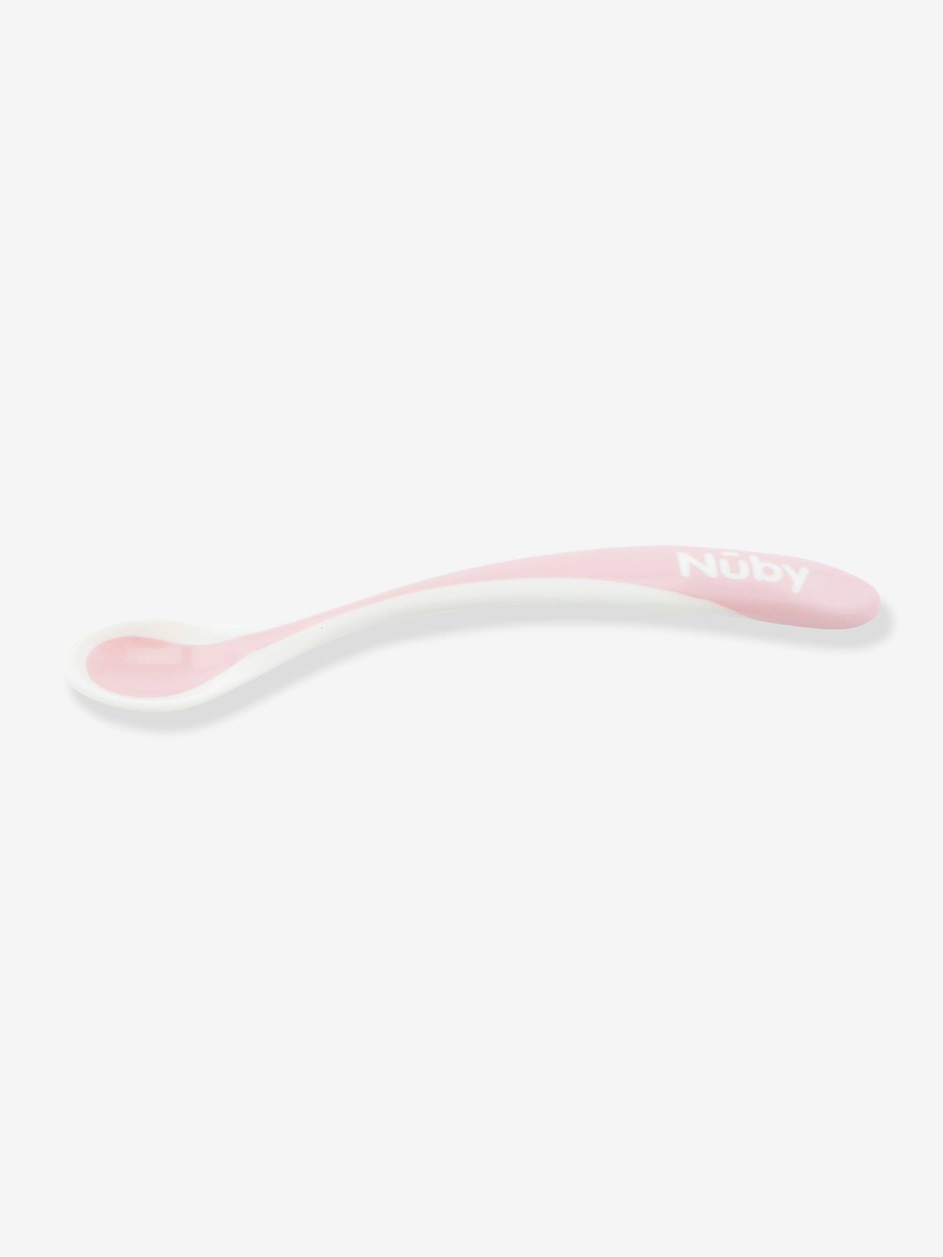 Lot de 4 cuillères bébé thermosensibles NUBY aléatoire
