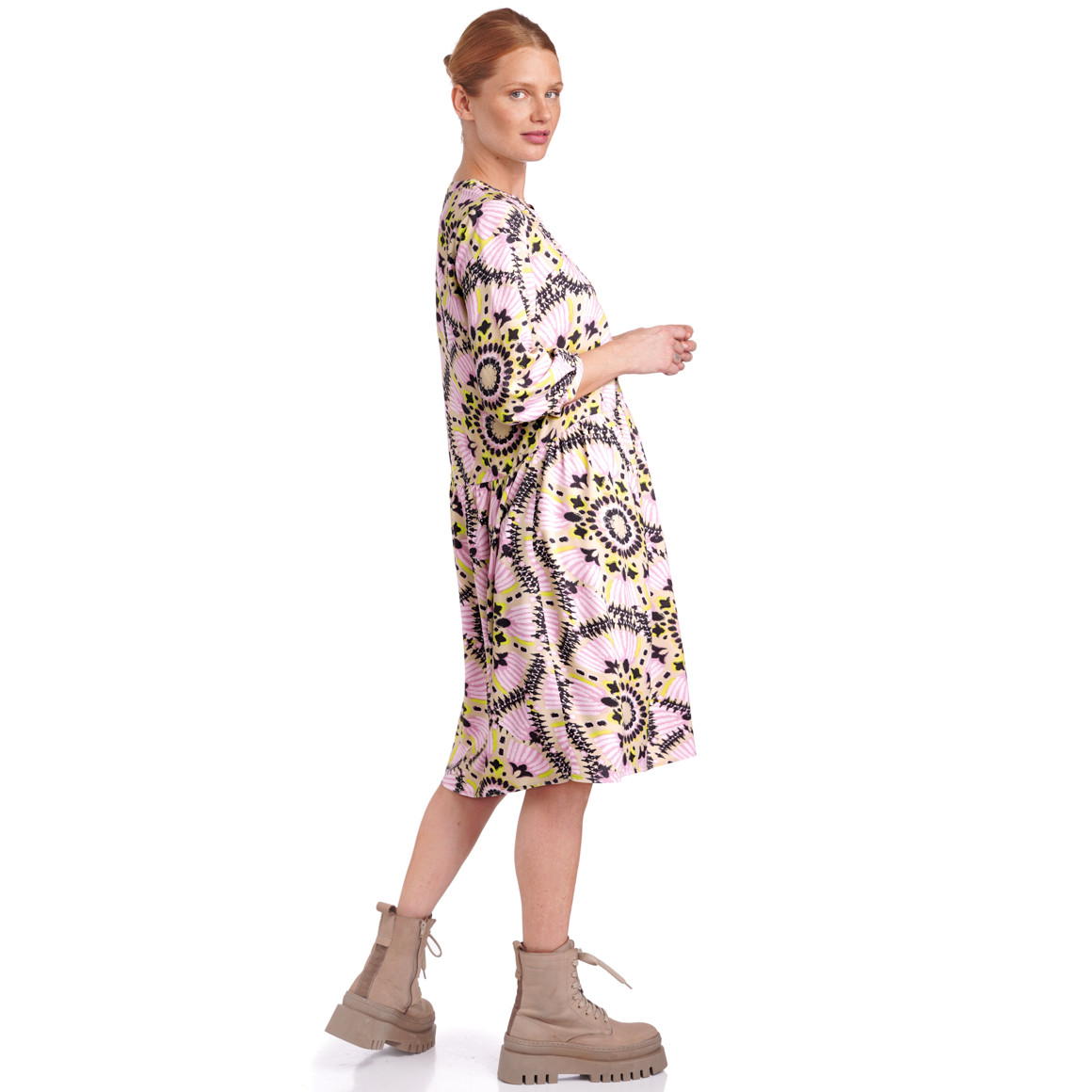 Damen Kleid mit Allover-Print