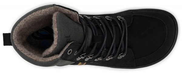 Koel bare |mid ~ Fox Leder Stiefel Wollfleece ~ Black