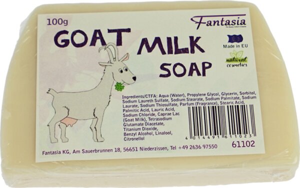 Fantasia Handgearbeitete Seife Goat Milk Soap Stückseife