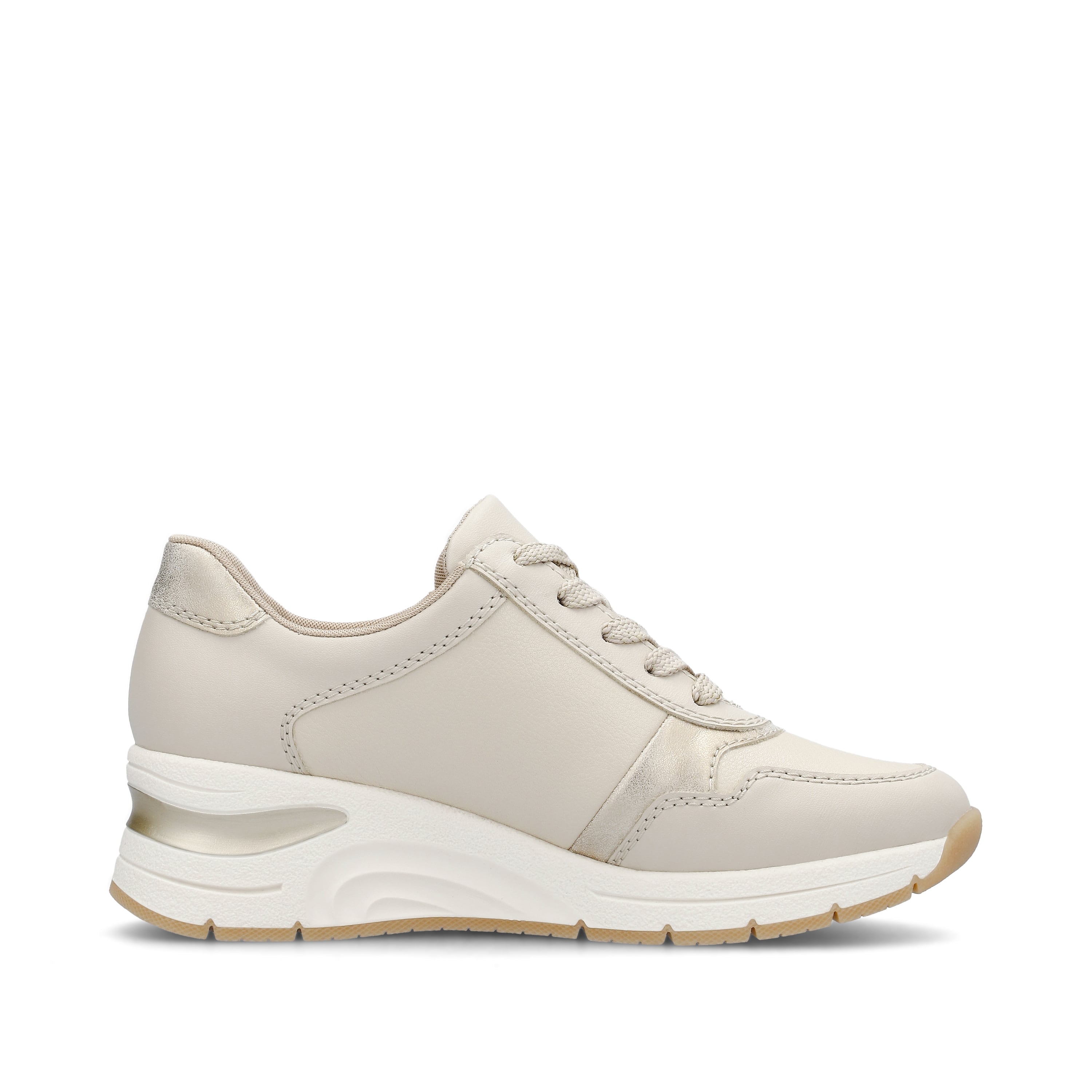 Rieker Damen Sneaker Low hellbeige