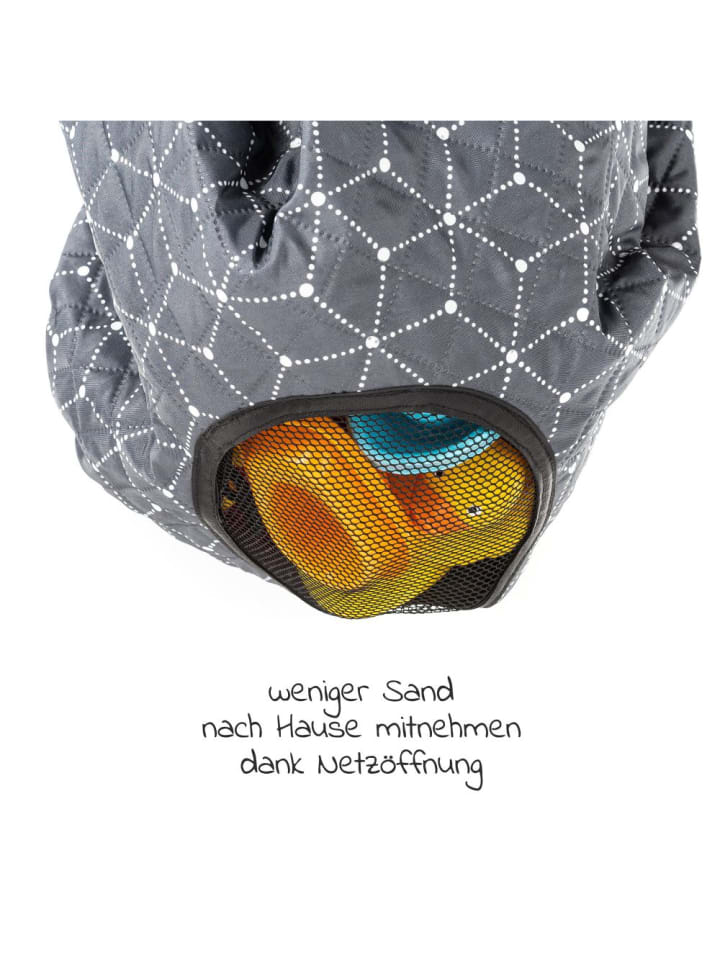 Zamboo Spielplatzdecke 2in1 - Tasche und Unterlage - Grau in grau,weiss günstig kaufen onesize