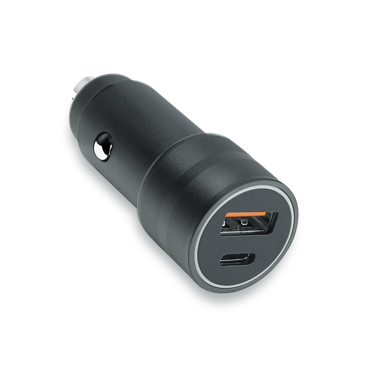Fontastic Kfz-Ladeadapter „Luma“ Dual Port, 38Watt, grau