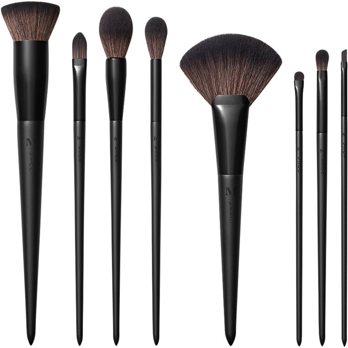 Vegan Pro 8-Piece Face + Eye Brush Set