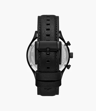 Fossil Outlet Uhr Fenmore Multifunktionswerk Leder schwarz