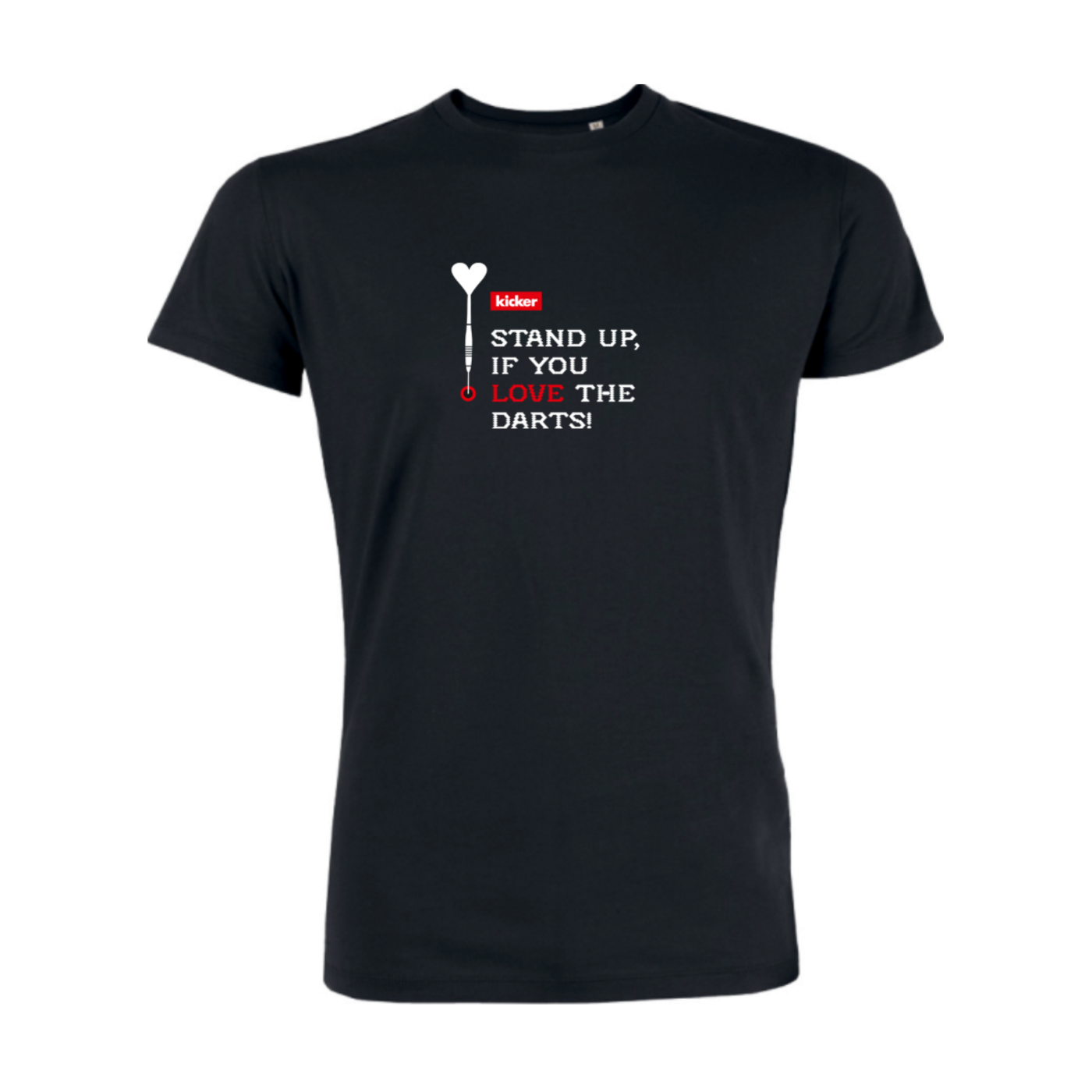 kicker Stand Up T-Shirt Schwarz FC002
