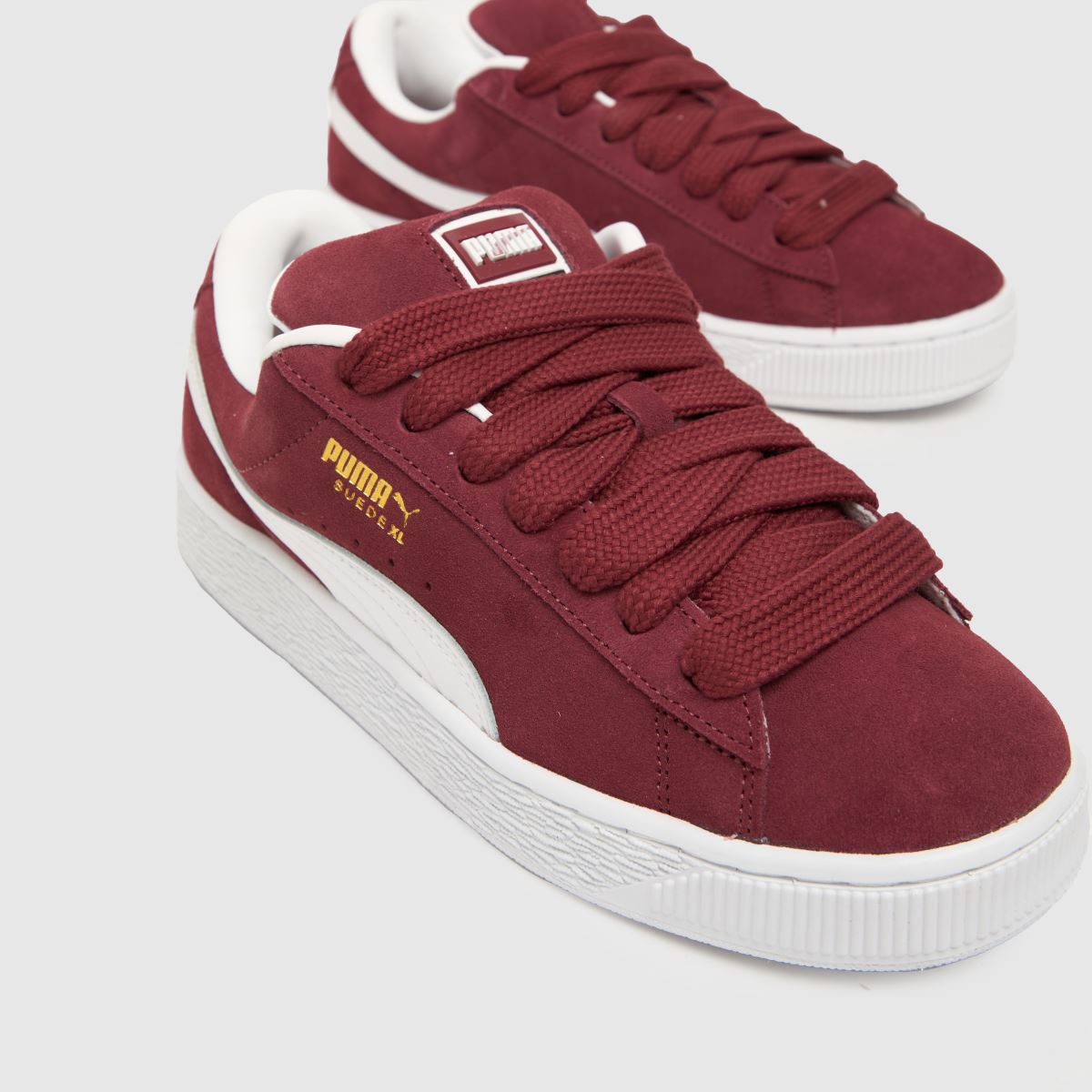 PUMA Suede XL sportcipő bordó színben