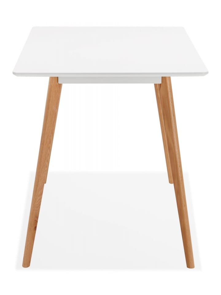 KADIMA DESIGN Esstisch MARIUS Skandinavisches Design | Nordischer Stil in Weiß-Beige günstig kaufen onesize