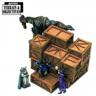 28mm Shipping Crates and Freight Boxes (12)