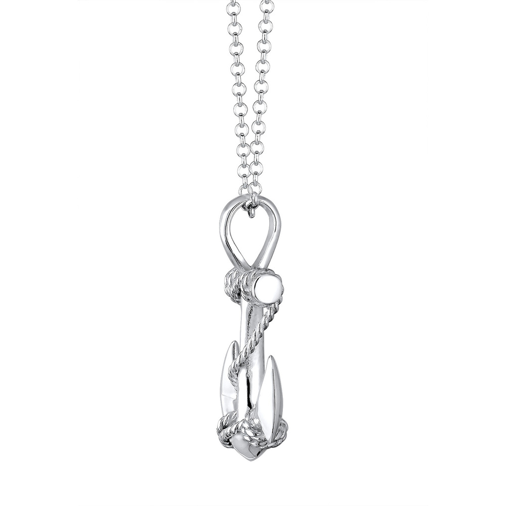 KUZZOI KUZZOI Collier D'Ancrage Collier Homme  (925/1000) Argent collier
