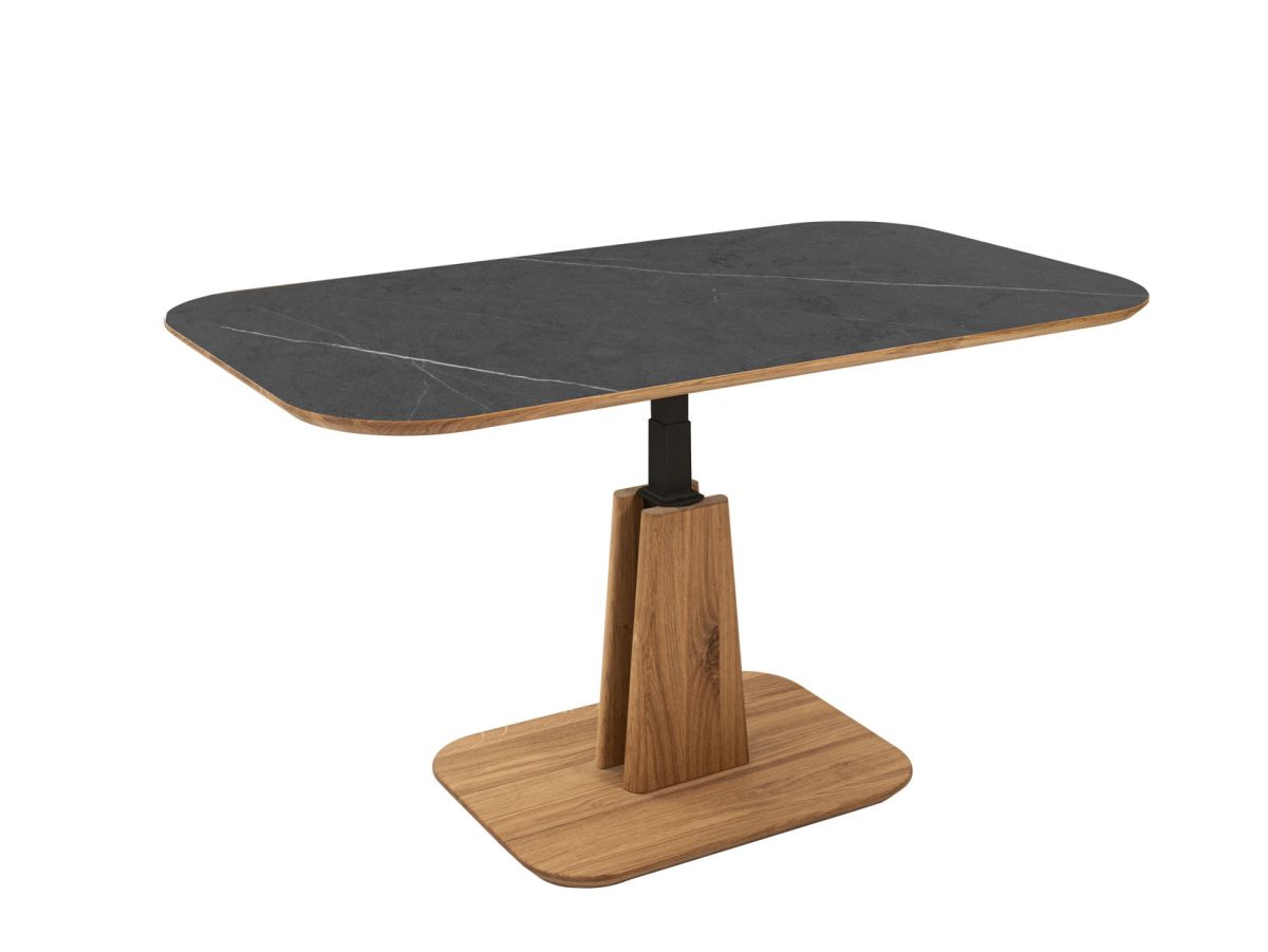 Couchtisch 7883 Marmor Eiche 65 cm