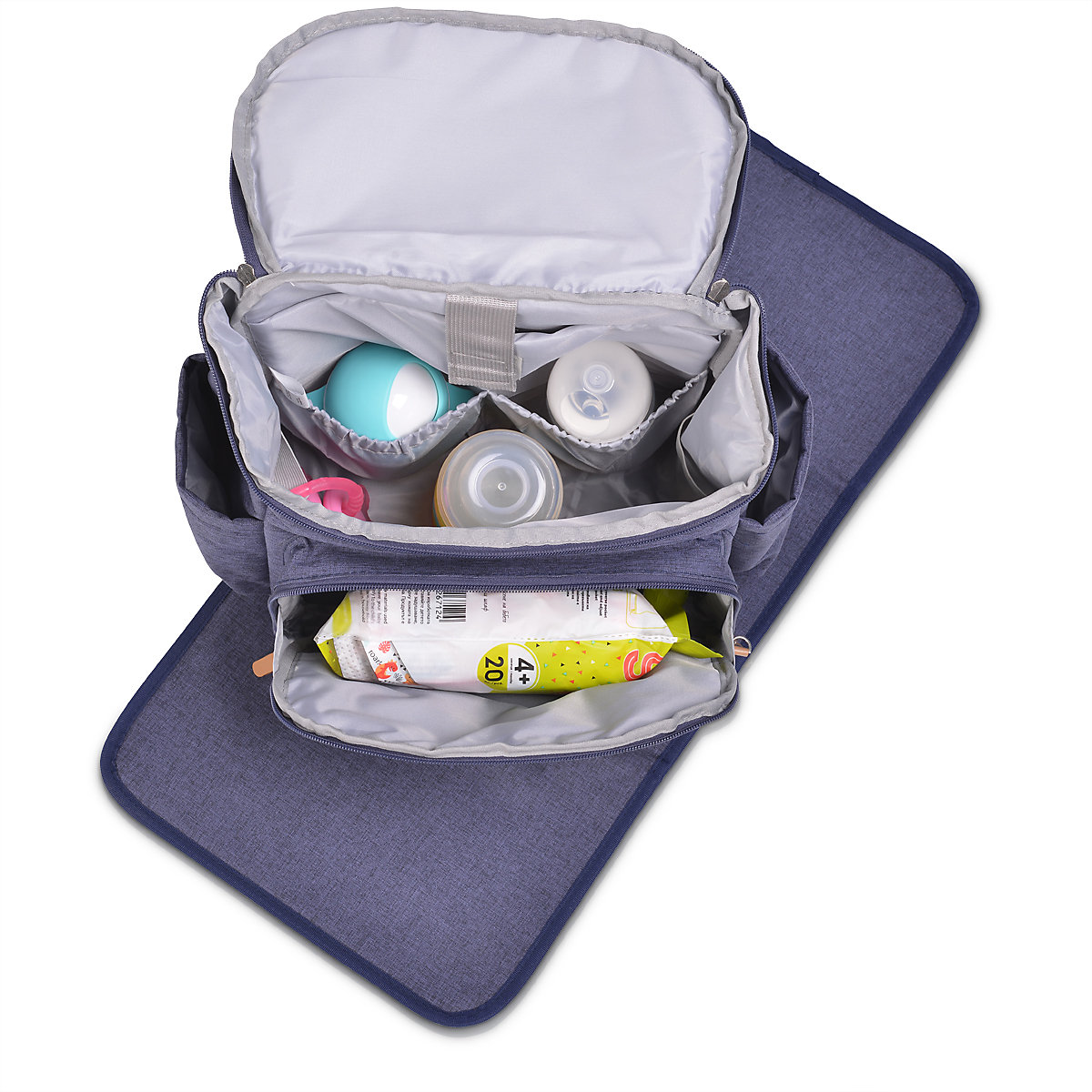 Kinderwagentasche Megan Wickelunterlage Reißverschluss Wickeltaschen