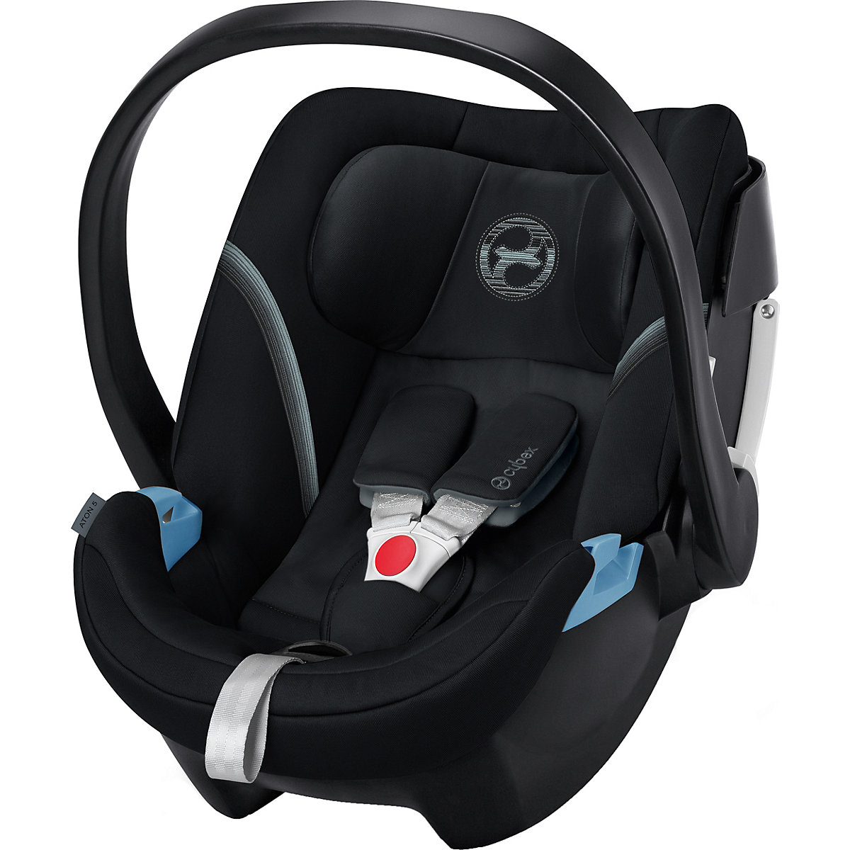 Babyschale Aton 5 inkl. Base 2-fix, Gold-Line, Deep Black