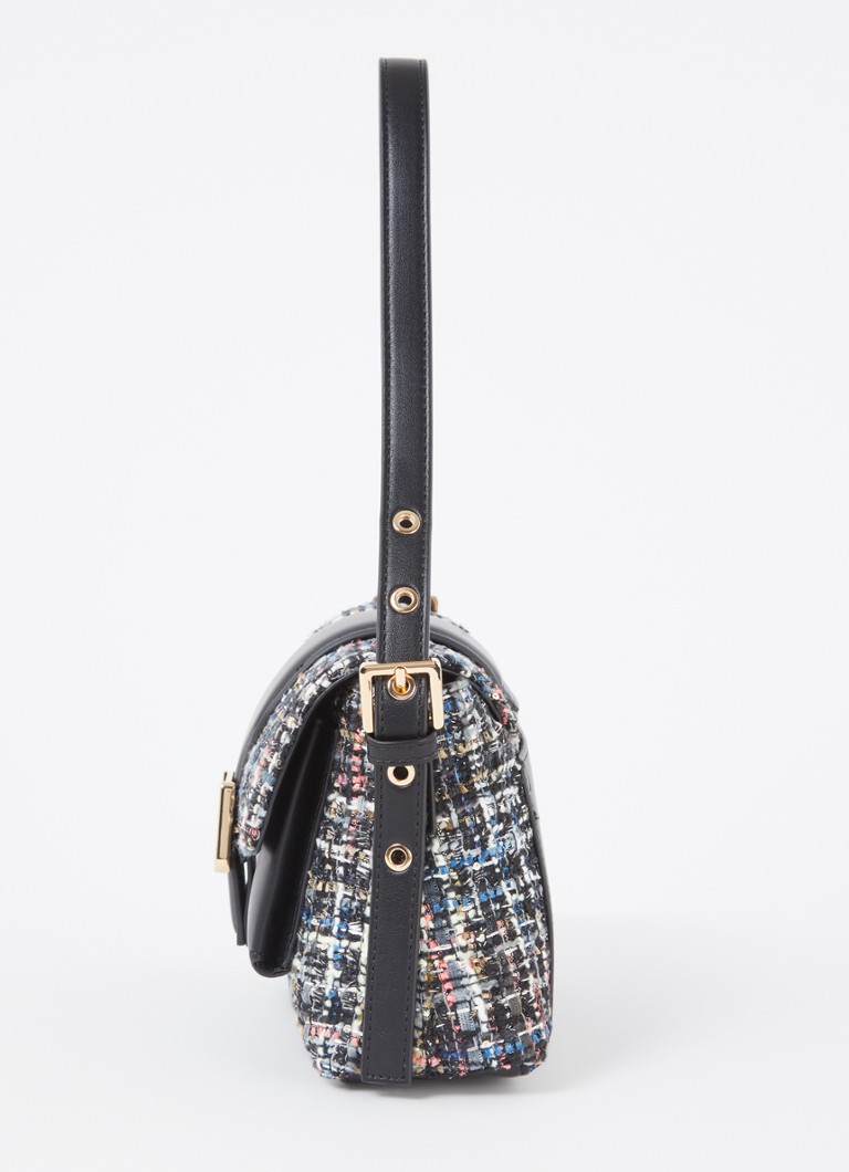 Borsa a tracolla Dara di Dune London, effetto tweed