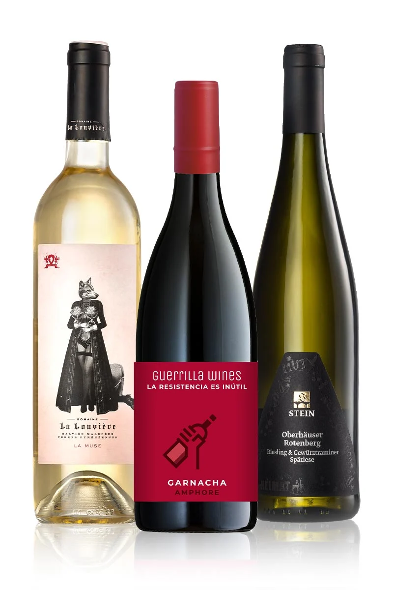 Weintrio zu Käse Geile Weine Weinpaket