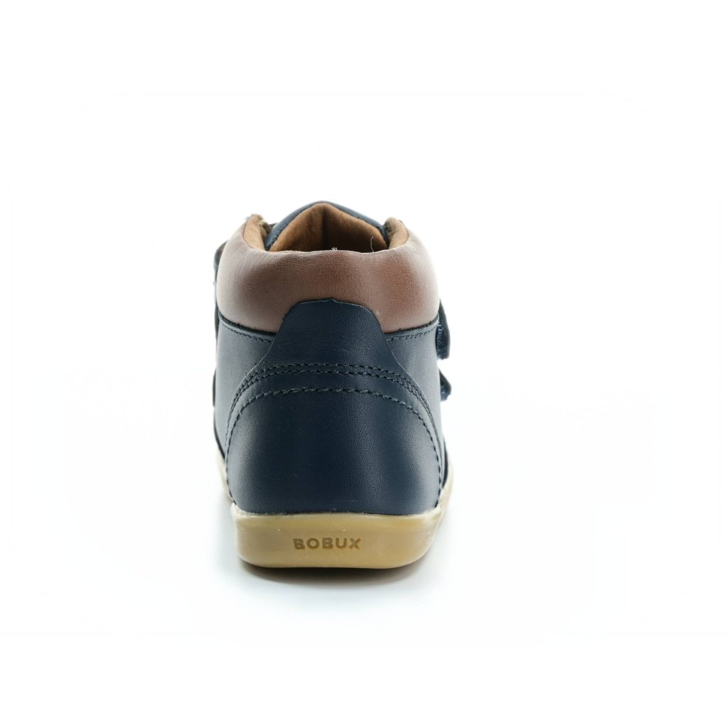 Bobux Timber Navy dunkel blaue Barfuß-Stiefeletten