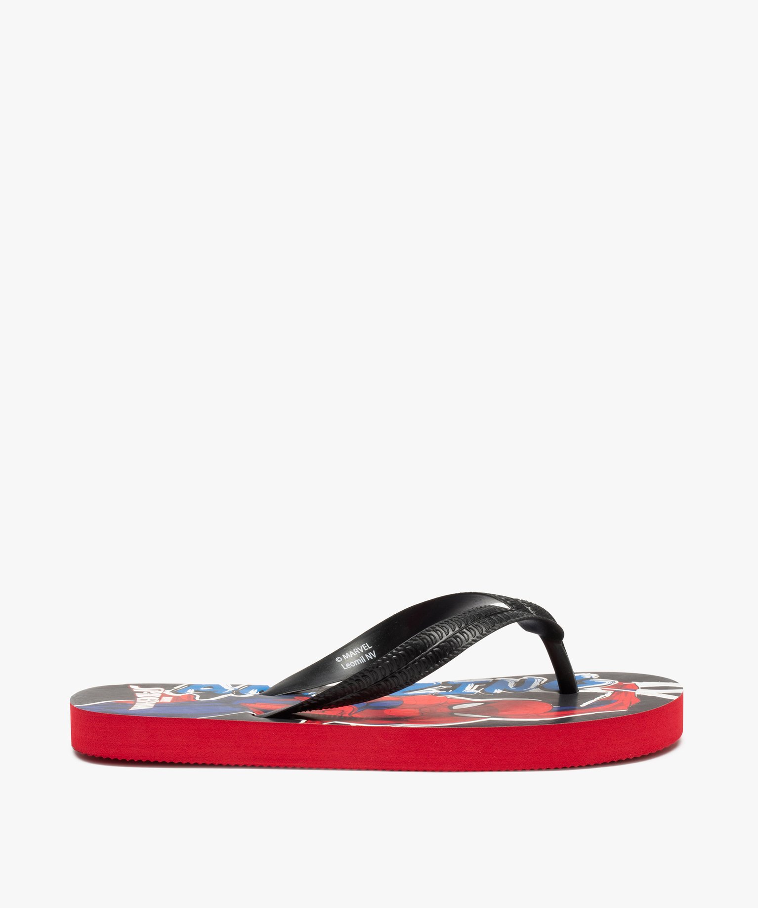 Tongs Garçon à semelle imprimée SpiderMan – Marvel rouge | GEMO