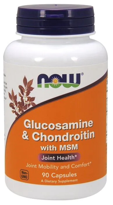 Now Foods Γλυκοζαμίνη & Χονδροϊτίνη με MSM, Υποστήριξη Αρθρώσεων, Κάψουλες