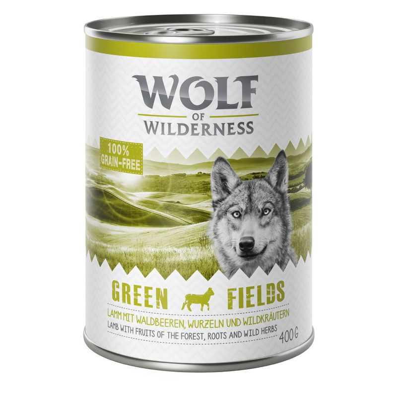 Wolf of Wilderness 12 kg Trockenfutter + 6 x 400 g Nassfutter