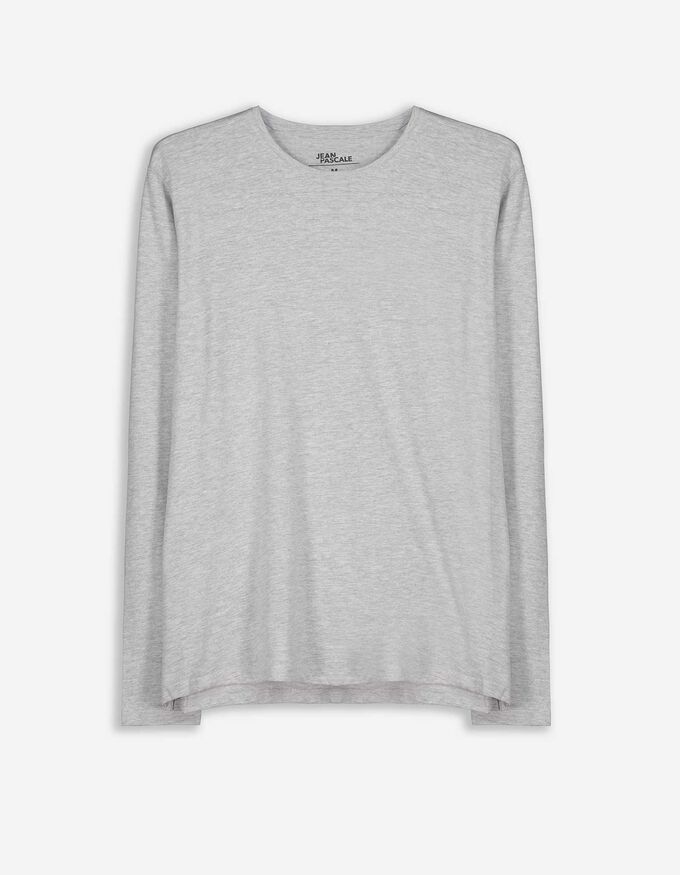 Langarmshirt - Rundhals-Ausschnitt