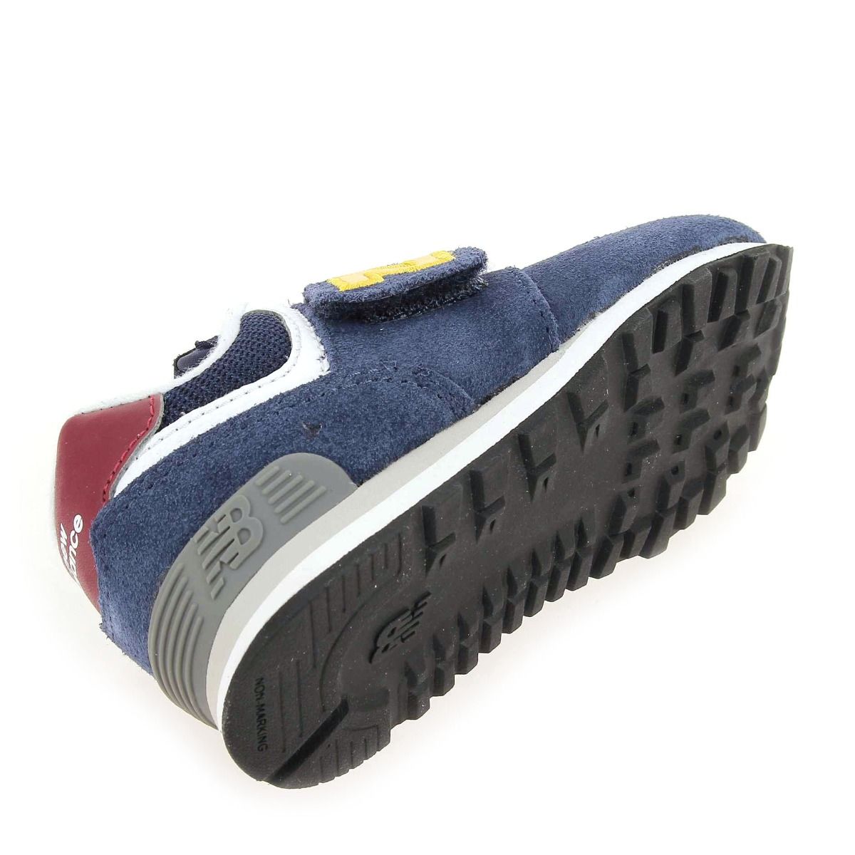 New Balance  574 HW1 VELCRO - Marine Jaune