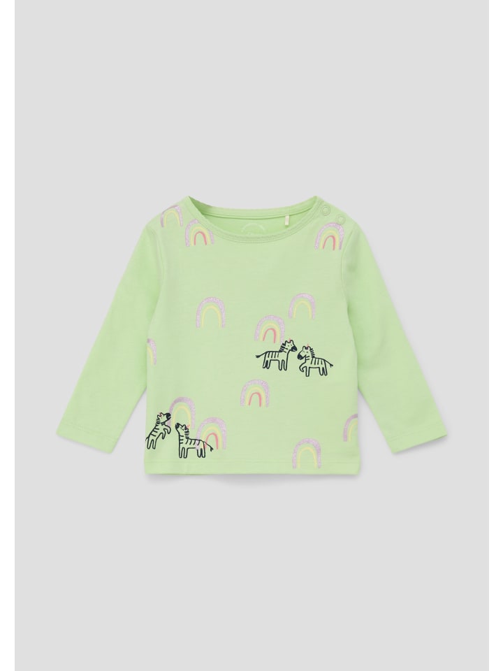 s.Oliver T-Shirt langarm in Grün günstig kaufen