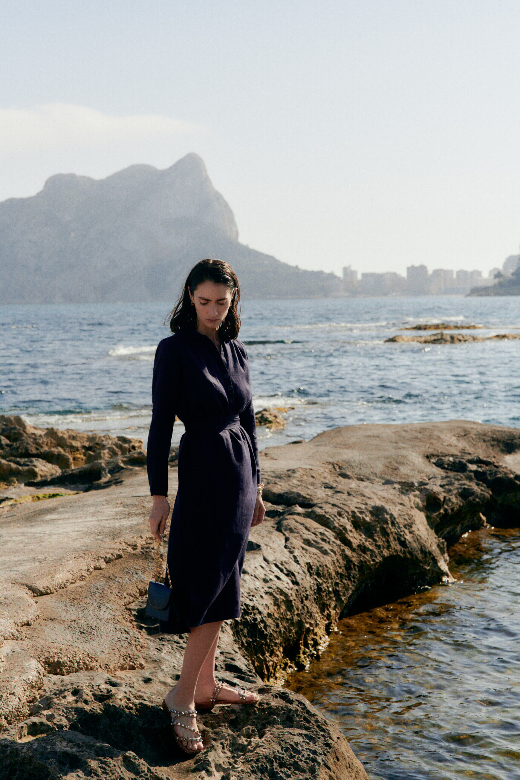 Robe rbetty bleu marine femme