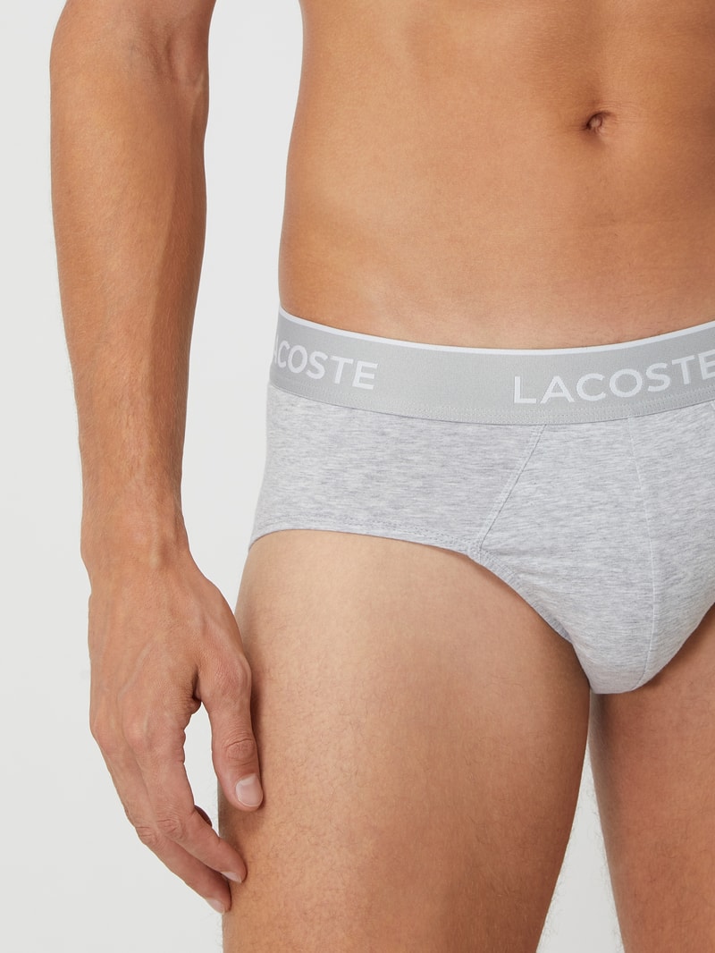 Slip mit Stretch-Anteil im 3er-Pack in weiß