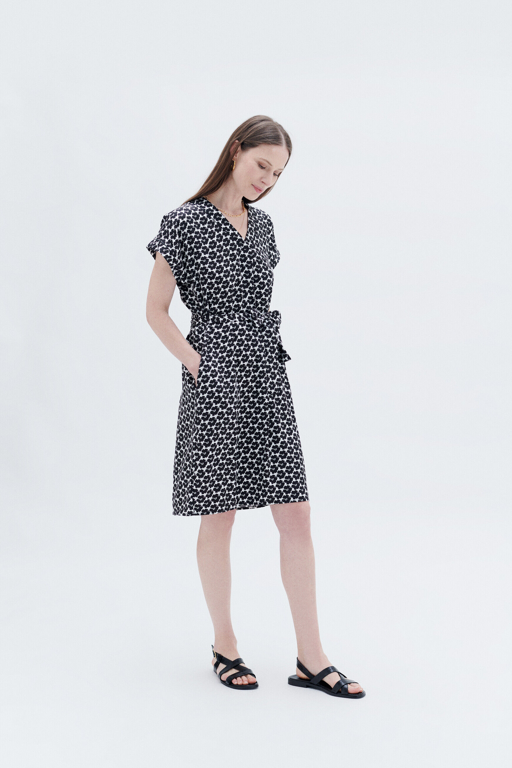 Robe rmaelle noir femme