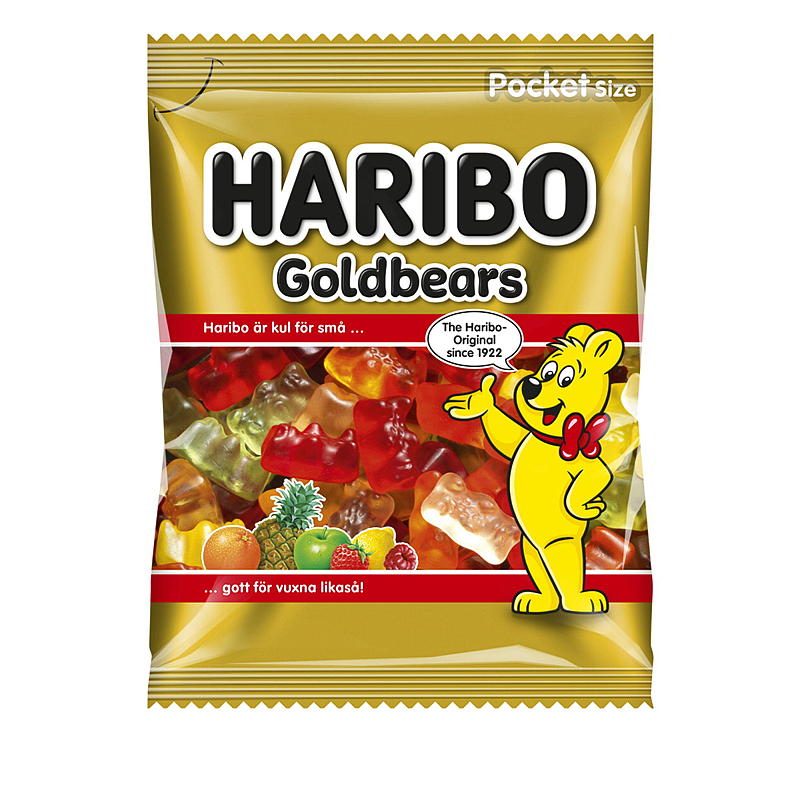 Haribo Gullbamser 80 g Haribo