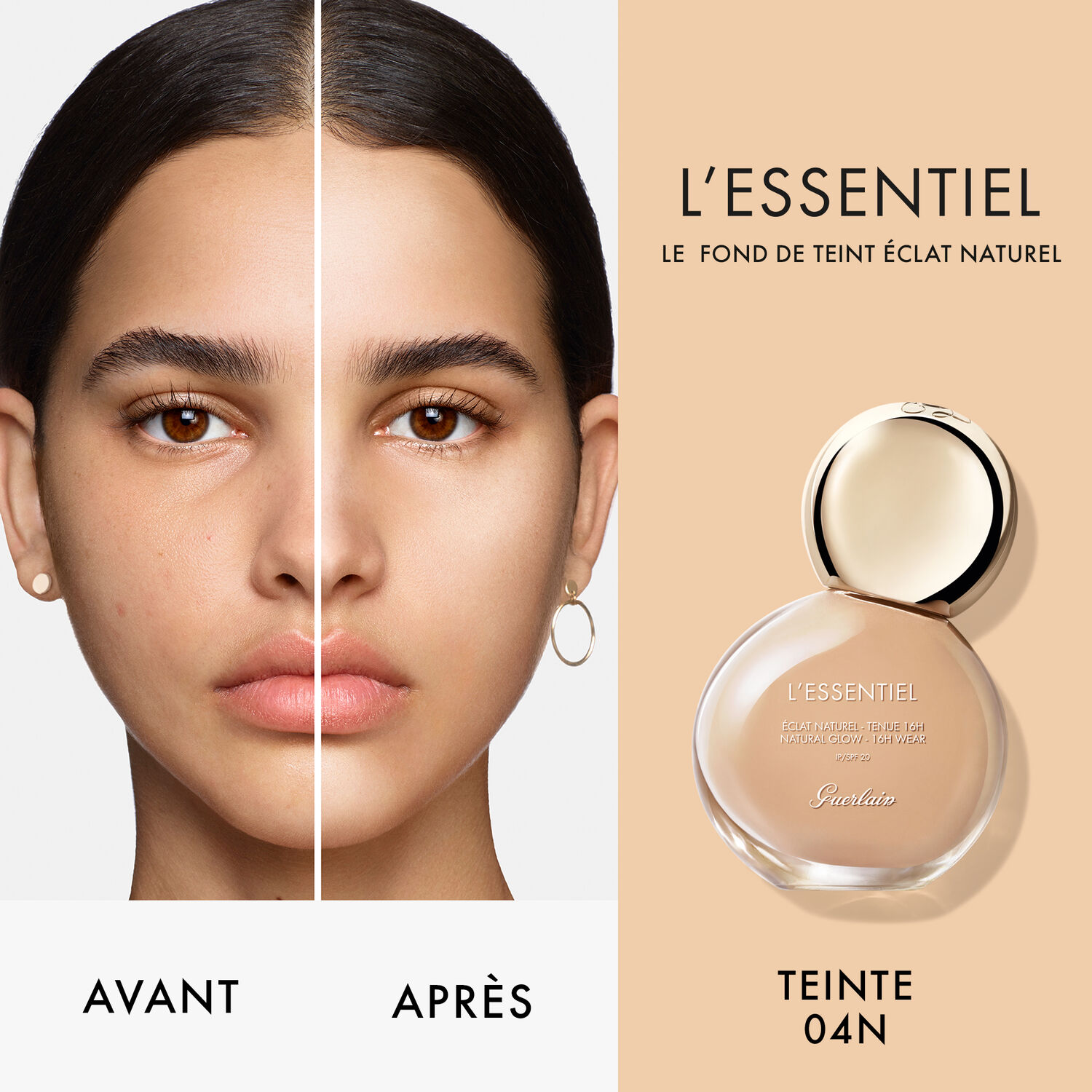 Guerlain L'Essentiel Fond de Teint Eclat Naturel Tenue 16h