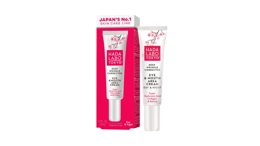 HADA LABO Deep Wrinkle Corrector Eye & Mouth Cream 15 ml