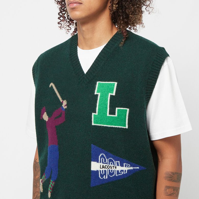 Lacoste Sweater sinople/multicolor
