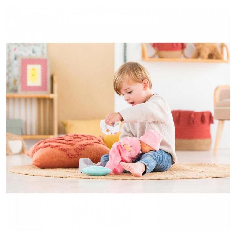 Pot et lingette pour poupon 30-36cm
