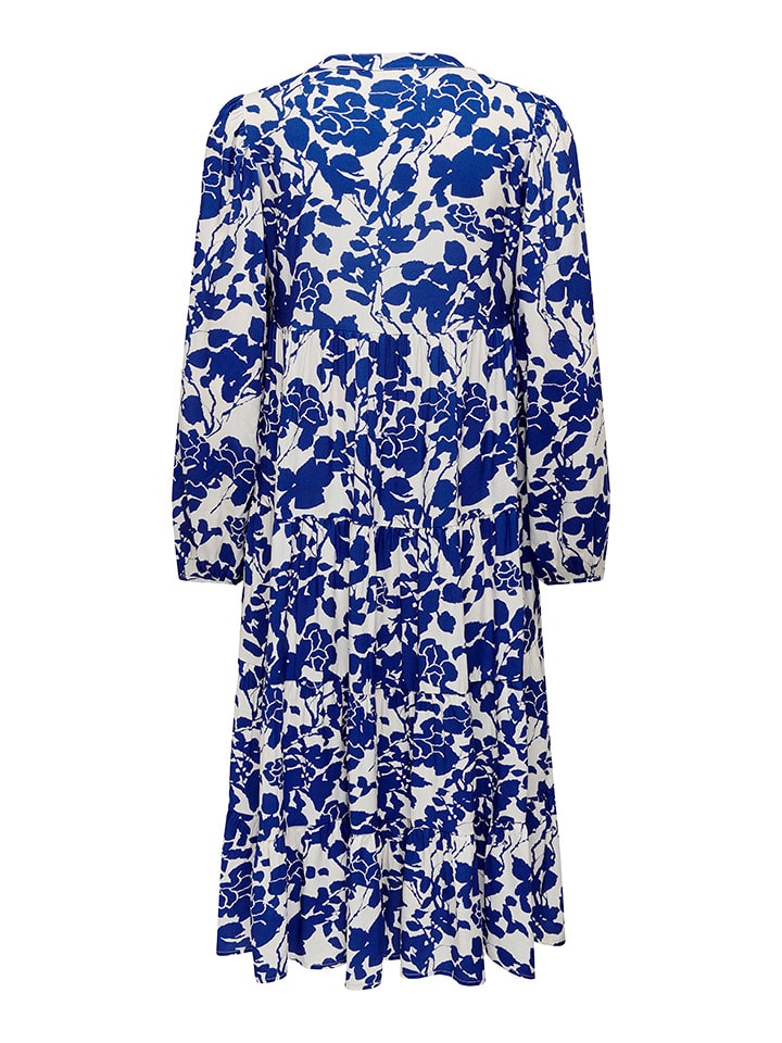 ONLY Kleid in Weiß/ Blau günstig kaufen