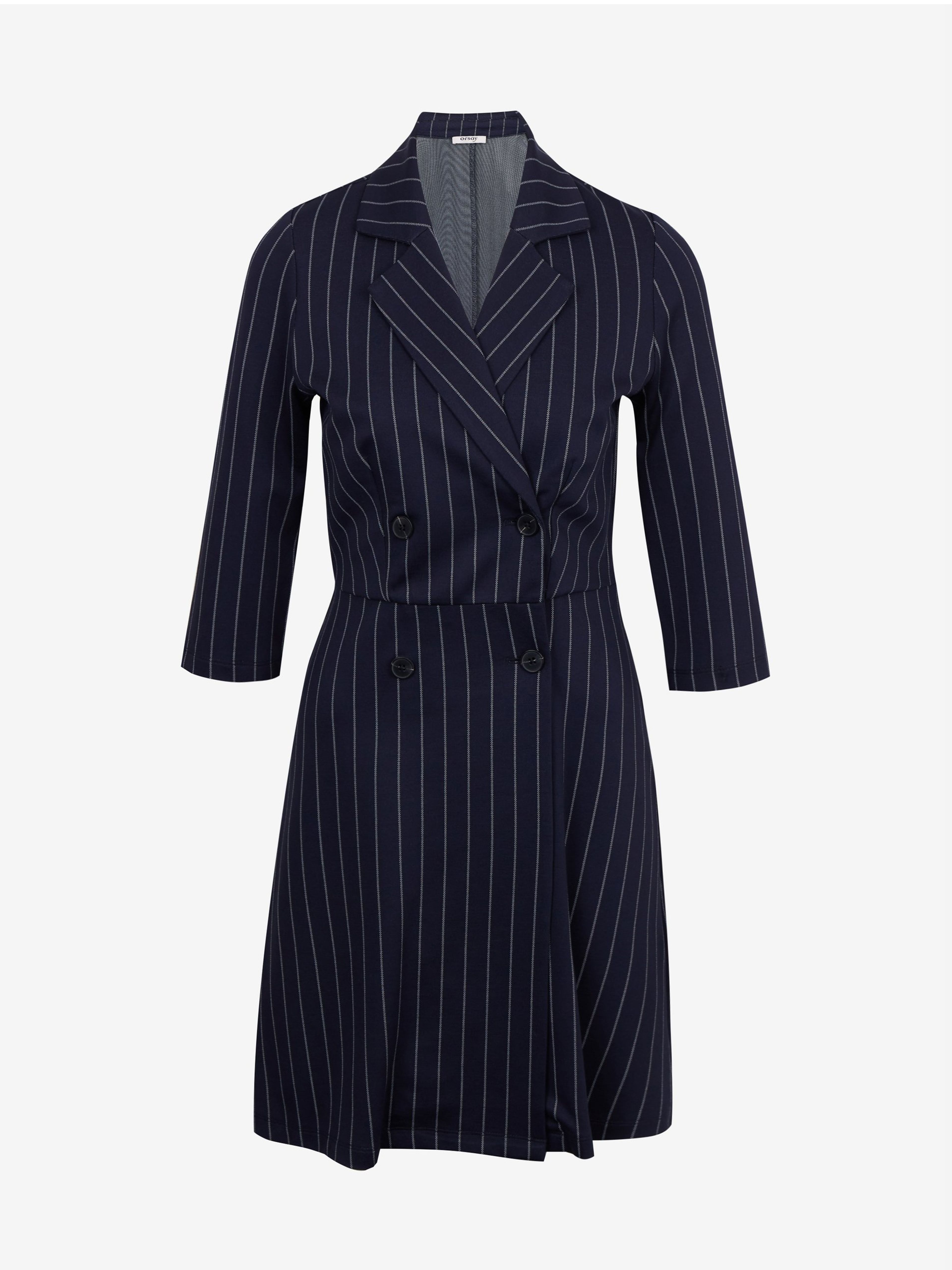 Dunkelblau gestreiftes Damenkleid ORSAY