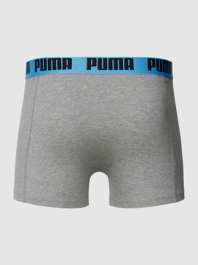 Boxershorts mit elastischem Logo-Bund im 2er-Pack in hellblau