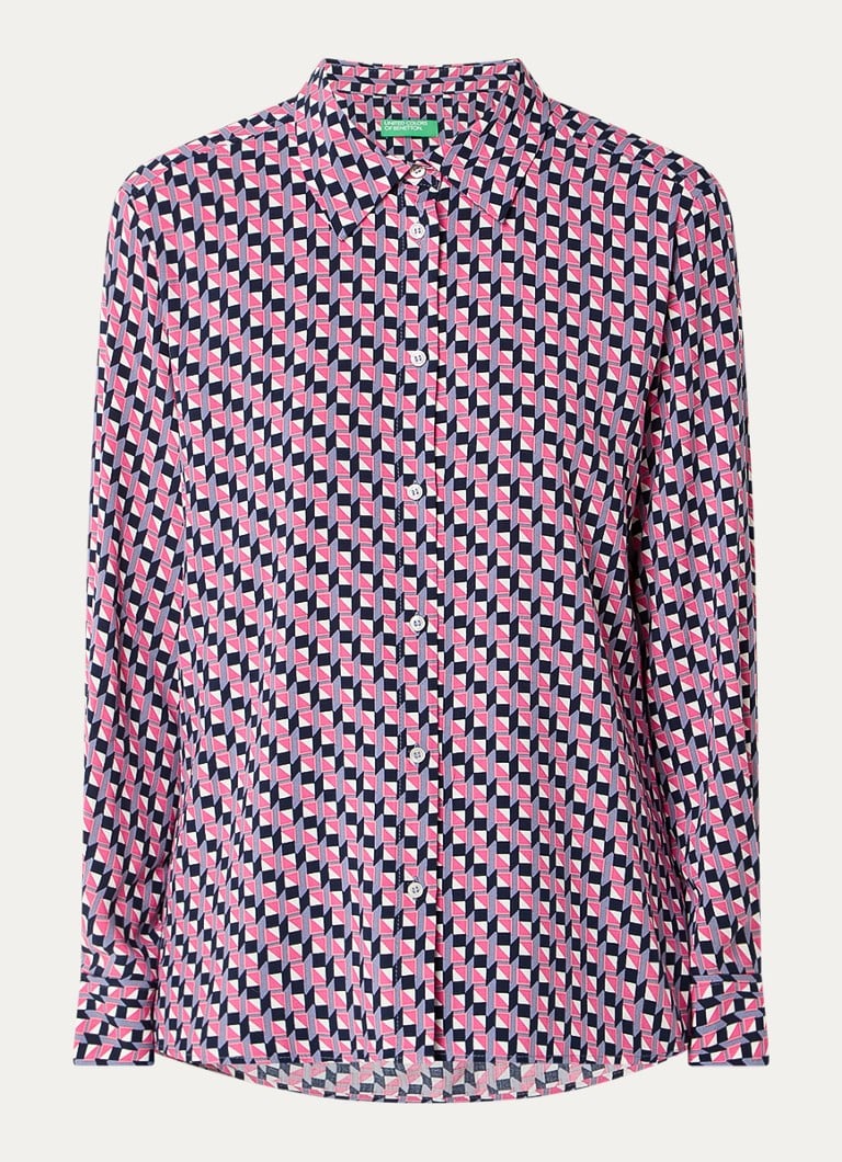 Benetton Blouse with graphic print