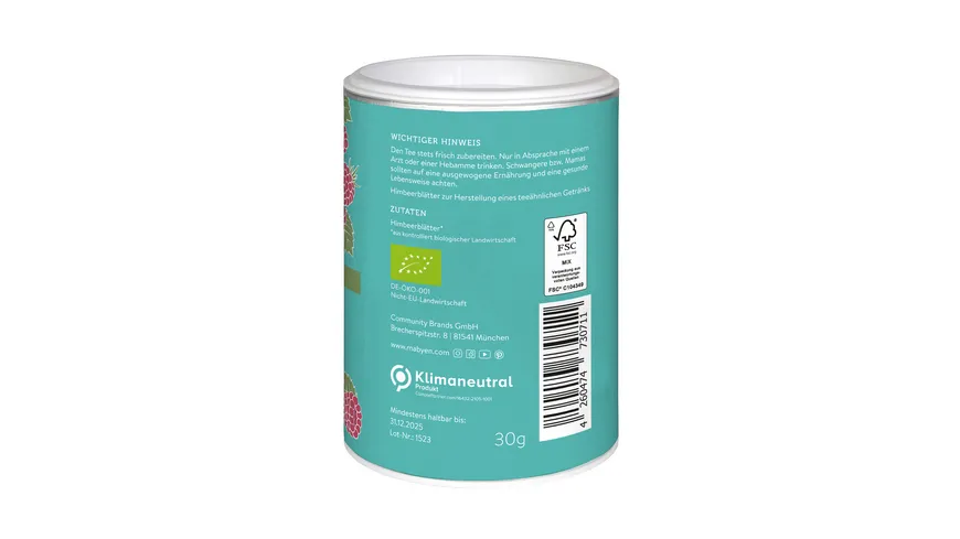 Mabyen Mama Bio Himbeerblättertee 30 g