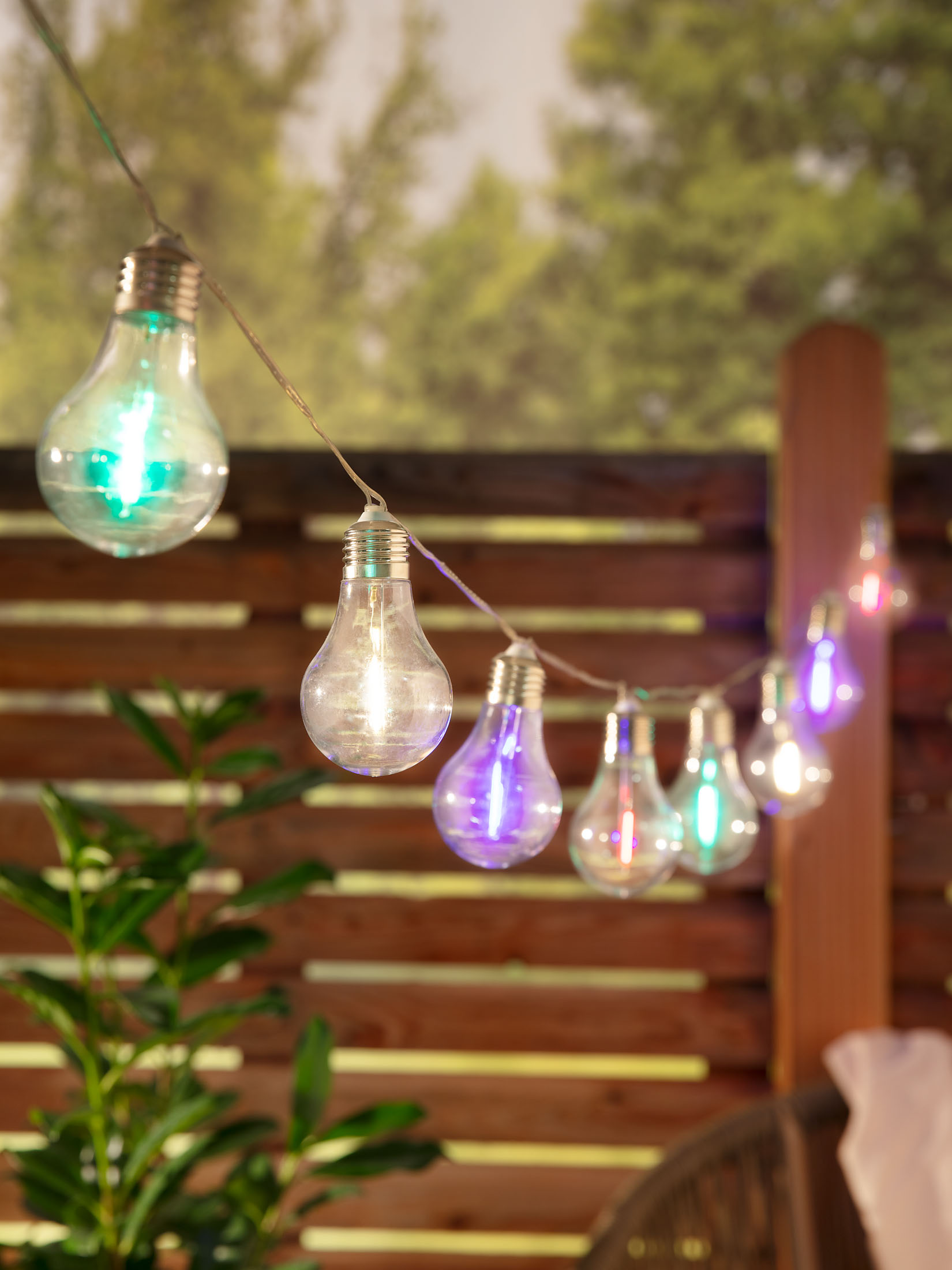 Bjana Solar-Lichterkette, Multicolor