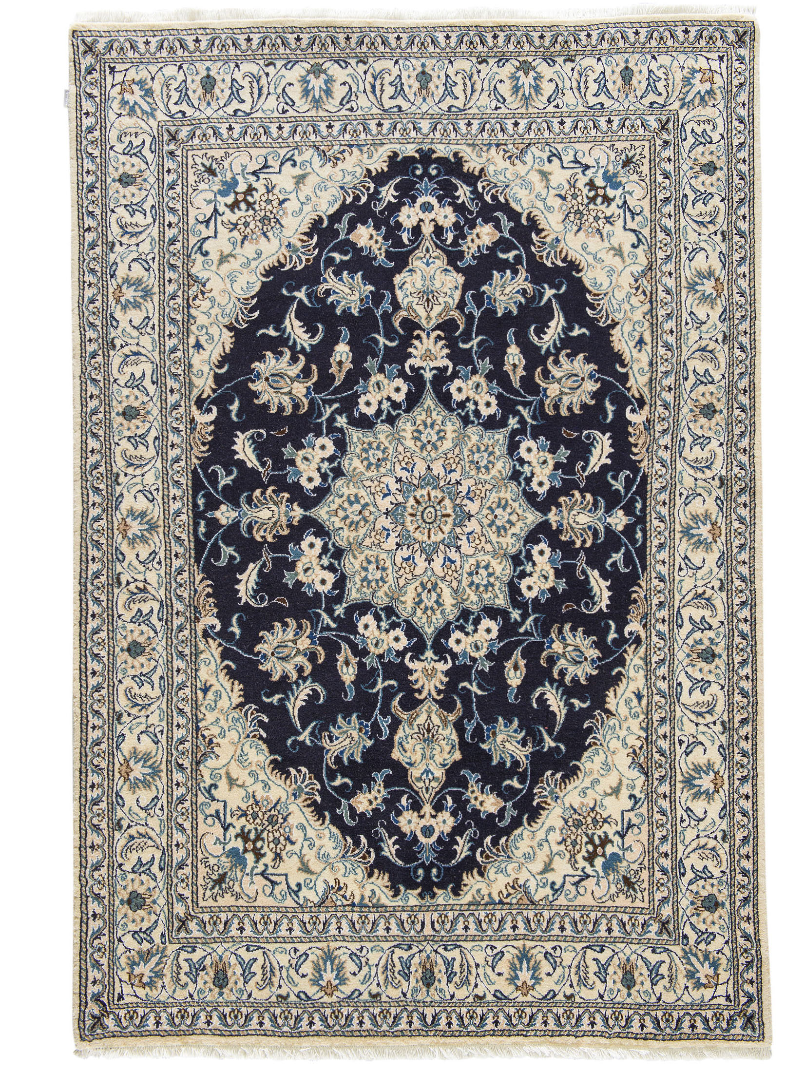 Kaschmar Nain 12 Lah ca. 165 x 240 cm, Unikat / Einzelstück