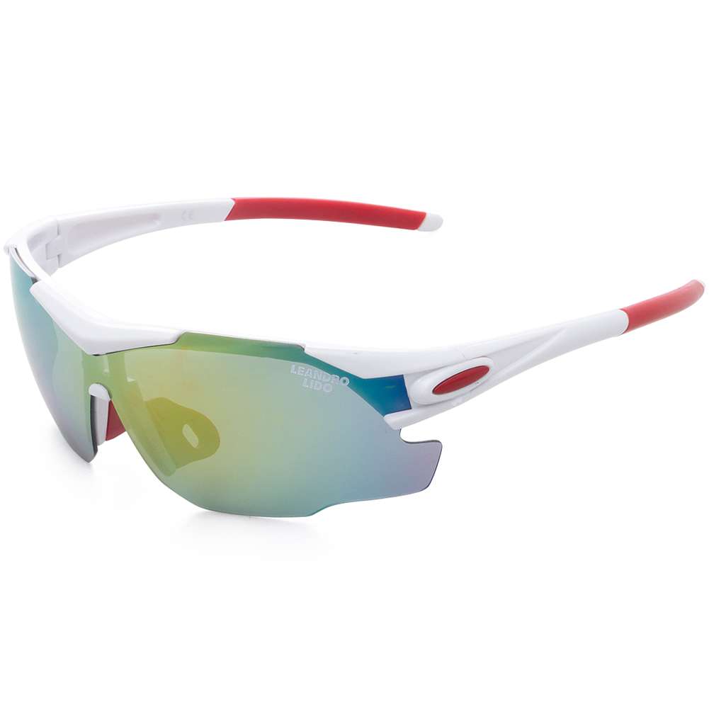 LEANDRO LIDO Challenger One Sport Sonnenbrille bunt/weiß